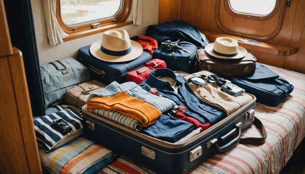 Bien préparer ses bagages pour un séjour fluvial