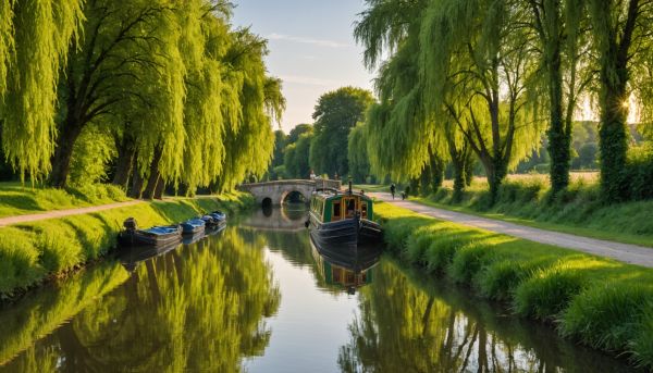 Le Canal du Nivernais et ses paysages verts