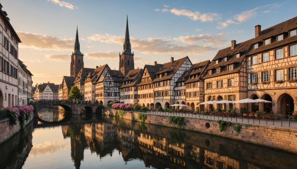 Strasbourg et ses charmes au bord du Rhin